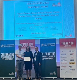 Zum Artikel "Best Paper Award der IEEE SENSORS Conference für Ingrid Ullmann"